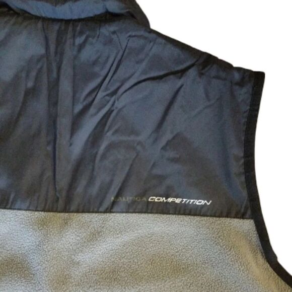 VTG Nautica Competition Blue Grey Reversible Insulated Vest Men's XL - Picture 13 of 16